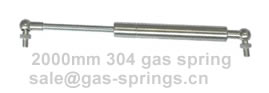 3000mm Extended Length 304 Stainless Steel Gas Spring